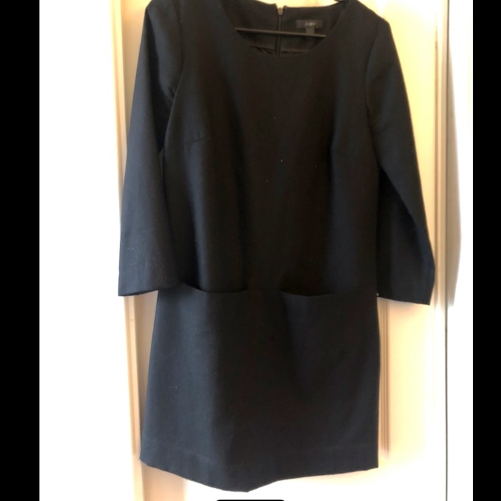 Black J. Crew knee length dress